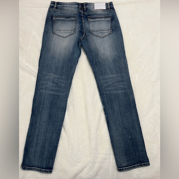 RGSTR Men’s Skinny Motto Distressed Jeans, LightWash Size 36x30 - Picture 10 of 16